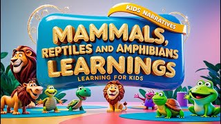 Mammals Reptiles and Amphibians Song for Kids  Fun Learning Names [upl. by Atik]