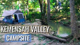 Campsite Kemensah Valley Campsite  Camping Malaysia [upl. by Nylanej]