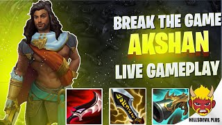 This Akshan Playstyle Breaks The Game  Wild Rift HellsDevil Plus Gameplay [upl. by Nywroc]