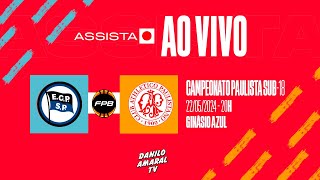 AO VIVO E EXCLUSIVO  Pinheiros x Paulistano  Campeonato Paulista de Basquete Sub18 [upl. by Wieren]