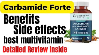 Carbamide forte multivitamin with probiotics review  use of carbamide forte capsule [upl. by Arber]