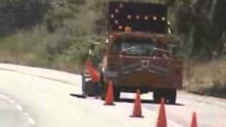 EQUIPAMENTO EM VEÍCULO PARA COLOCAÇÃO DE CONES NA VIA [upl. by Allianora622]