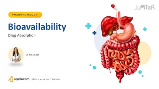 Drug Absorption Bioavailability Pharmacokinetics for Medical Student Pharmacology Study [upl. by Reddin]