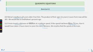 Quadratic Equations Part 3 SATHEEENGG swayamprabha engineeringexams [upl. by Jaquelin]