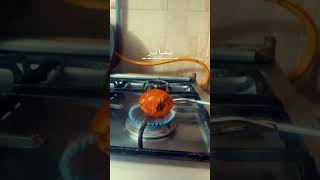 Torching tomatoes on gas stove 🍅 cooking shorts [upl. by Stargell14]