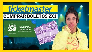 CÓMO comprar boletos al 2x1 JUEVES 2X1 de Ticket Master [upl. by Leftwich]