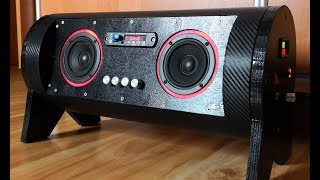 Głośnik PVC 80W DiY PVC SPEAKER [upl. by Salohcin]