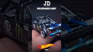 Volkswagen Caddy Lamborghini engine Hotwheels Custom [upl. by Ahsinyt365]