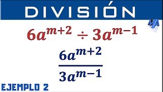 División de monomios  Ejemplo 2 [upl. by Yedoc]