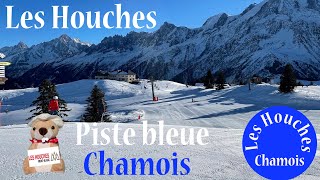 Les Houches  Piste bleue Chamois [upl. by Nahk]