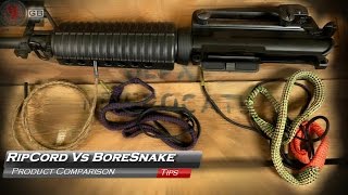 RipCord Vs BoreSnake Which One Rifle Bore Cleaning [upl. by Ailsun]