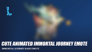 Cute Animated Emote Immortal Journey  Wild Rift [upl. by Aekerly819]