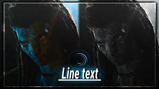 Line text tutorial  Alight motion Preset [upl. by Hunley]