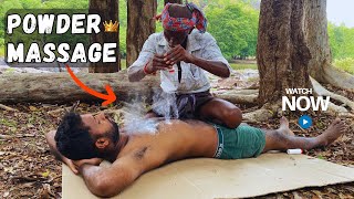 🔱Hogenakkal ASMR Powder 💆‍♂️😵‍💫Massage  Old 👑👨‍🦳King Massage 2 asmr massage ontrending [upl. by Cynthy]