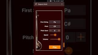 Tanpura Droid Mobile Application Explained By Meri Awaaj [upl. by Gant931]