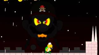 a koopas revenge marios castle FINAL BOSS [upl. by Illehs]