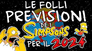 Le FOLLI PREVISIONI de i SIMPSON per il 2024 🤯 [upl. by Lach]