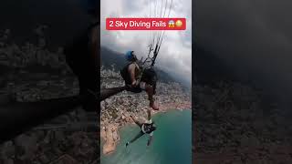 Skydiving fails  adventure fail skydiving subscribe viralvideo reels shorts travel funny [upl. by Ahsel383]