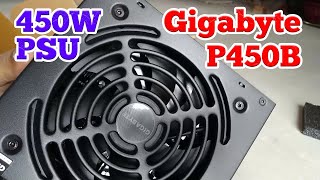 GIGABYTE GPP450B 80 Plus Bronze Power Supply 450W ⚡ Review Gigabyte PSU SMPS for PC  Som Tips [upl. by Aihsema581]