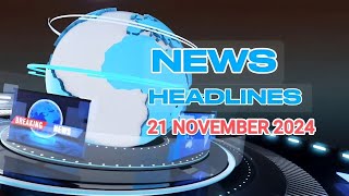 NEWS HEADLINES  NS NEWS  21 NOVEMBER 2024  AI NEWS CHANNEL [upl. by Agemo]