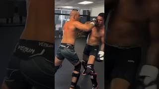 Pereira and Strickland sparring [upl. by Winona]