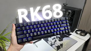 Unboxing Teclado Mecânico Royal Kludge RK68  Um dos melhores custo benefícios [upl. by Domeniga]