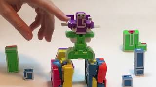 LETRABOTS COMBO BIG ROBOT ADE ISTRUZIONI [upl. by Llij]