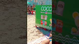 🏖️ Beautiful Copacabana Beach Rio de Janeiro  Brazil shorts beach praia [upl. by Oluas]