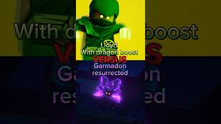 Lloyd with dragon power VS Lord Garmadon Resurrected ninjago ninjagoedit 1v1edit versusedit [upl. by Grati]