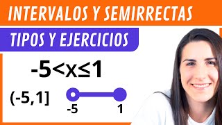 INTERVALOS y SEMIRRECTAS 🟧 Tipos Representación y Ejercicios [upl. by Anemix]