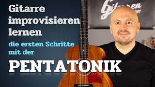 Gitarrensolo spielen erste Schritte  Improvisation Grundlagen [upl. by Aihc334]