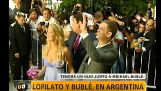 Lopilato y Bublé visitan Argentina  Telefe Noticias [upl. by Engelhart]