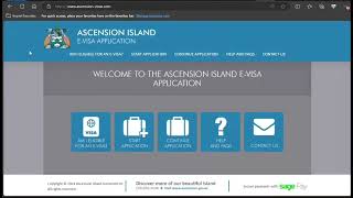 How To Apply eVisa Of Ascension Island Step By Step Full Information [upl. by Market]