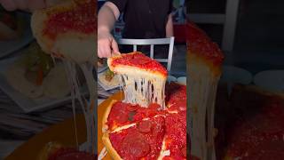 CHICAGO THIN vs CHICAGO STUFFED PIZZA Amore Taste of Chicago in Las Vegas [upl. by Ad876]