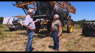 Machinery Pete TV Show  2010 Model Hagie Sprayer and CaseIH Combine Sell on Michigan Farm Auction [upl. by Aleit]