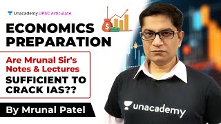 Are Mrunal Sirs Notes amp Lectures sufficient to crack IAS   Economics Preparation by Mrunal Patel [upl. by Lichter]