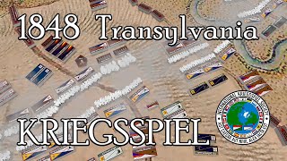 Kriegsspiel 184849 Game  Transylvanian Winter Campaign AAR [upl. by Norrab]