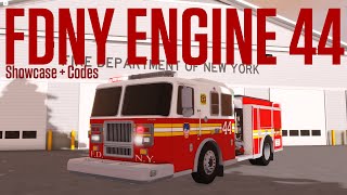 FDNY Engine 44 Livery Codes  Emergency Response Liberty County ROBLOX [upl. by Valaree]