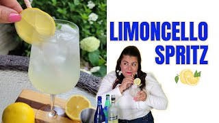 🍋Italian Limoncello Spritz Cocktail Recipe Perfect for Summer Entertaining [upl. by Burny]