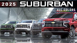 New 2025 Chevy Suburban amp Tahoe  Detailed Overview amp Color Options [upl. by Seigel]