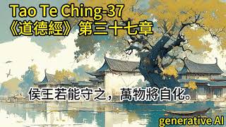 The Book of The Way  Tao Te Ching 37  Chinese  中文 [upl. by Akceber]