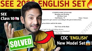 SEE Class 10 English New Model Questions 2081 with Full Solution🔥 Anurag Silwal [upl. by Ellinej]