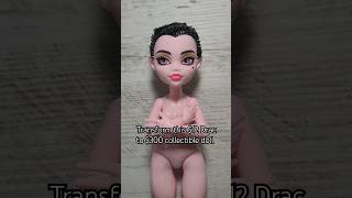 Transform 12 Draculaura to 300 custom collectible doll ✨️ monsterhigh dolls ooak barbie bjd [upl. by Kalvn]