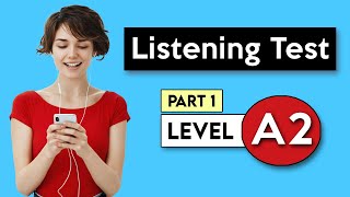 A2 Listening Test  Part 1  English Listening Test [upl. by Nelan369]