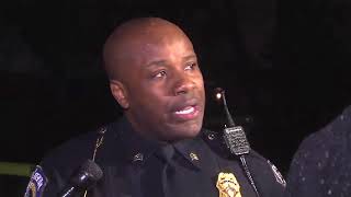 WATCH IMPD officer gets emotional after 1yearold shot and killed [upl. by Cassil]