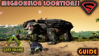 ARK LOST ISLAND MEGACHELON LOCATIONs  WHERE TO FIND THE MEGACHELON ON THE LOST ISLAND [upl. by Ezequiel613]