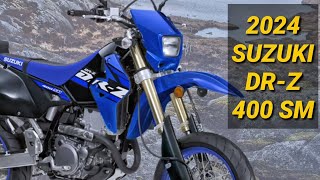 2024 Suzuki DRZ 400 SM Supermoto Model [upl. by Annibo499]