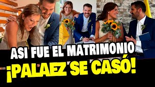 BODA DE PELAEZ ASÍ FUE LA CEREMONIA Y MATRIMONIO CIVIL DEL CONDUCTOR [upl. by Kifar]