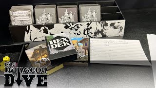 Hex Dek  a hex map in a deck of cards and a stealth Design Diary for the Land in Peril RPG [upl. by Kornher]