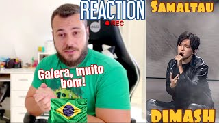 REACTION Dimash Qudaibergen  Samaltau  2021  Galera que música incrível👏👏  REACT  🇧🇷143 [upl. by Reaht657]